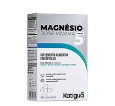 Magnésio 5 Fontes Malato Óxido Taurato Quelato Citra 60 Caps Magnésio 5 Fontes Malato Óxido Taurato Quelato Citra 60 Caps