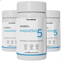 Magnésio 5x1 Malato Quelato Taurato Ascorbato Óxido 180 Caps