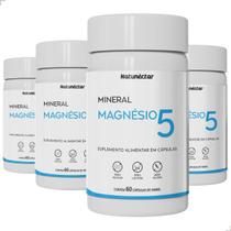 Magnésio 5x1 Malato Quelato Taurato Ascorbato Óxido 60 Caps Magnésio 5x1 Malato Quelato Taurato Ascorbato Óxido 60 Caps
