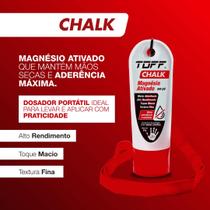 Magnésio Ativado Em Pó Com Dosador Portátil 60g Toff Chalk Cor Branco