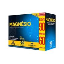 Magnésio Bisglicinato De Magnésio 100% Idr 90 Cáps Softgel - La San Day