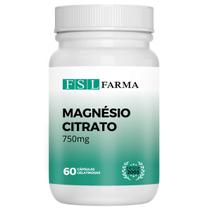 Magnésio Citrato 750mg (Intestino Preso) 60 Cápsulas - FSL FARMA