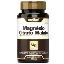 Magnesio citrato malato 60 caps 500mg melfort