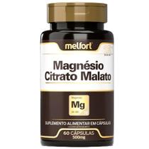 Magnesio Citrato Malato 60 Caps 500Mg Melfort