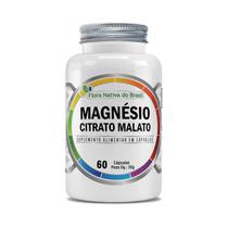 Magnésio Citrato Malato 60 Cápsulas Flora Nativa Magnésio Citrato Malato 60 Cápsulas Flora Nativa