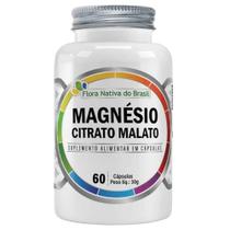 Magnésio Citrato Malato 60 cps Flora Nativa Magnésio Citrato Malato 60 cps Flora Nativa