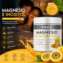 Magnésio com Inositol 210g Sabor Maracujá Vital Z Magnésio com Inositol 210g Sabor Maracujá Vital Z