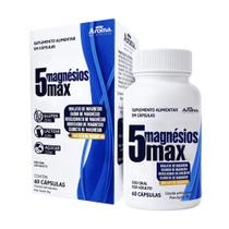 Magnésio Completo 5 Tipos Tetra Magnésio 600mg Energia e Vitalidade
