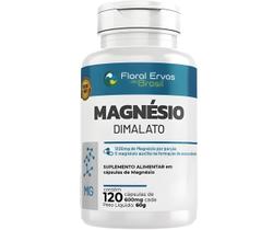 Magnésio Dimalato 120 Cápsulas - Floral Ervas
