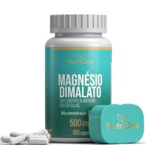 Magnésio Dimalato 180 Cápsulas 500mg - Nutrione