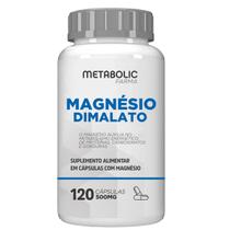 Magnesio Dimalato 500mg formula Importada 120cáps Metabolic Farma Magnesio Dimalato 500mg formula Importada 120cáps Metabolic Farma