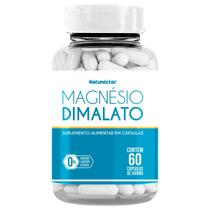 Magnésio Dimalato 60 Cápsulas Vitaminas Minerais Idosos - Natunéctar