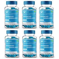 Magnesio dimalato de magnésio malato 60 caps muwiz kit 6