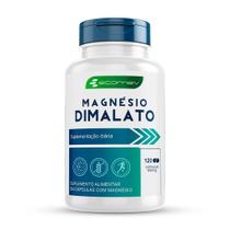 Magnesio Dimalato Malato de Magnesio Puro 500Mg Alta Concentração 120 Cáps Ecomev