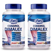 Magnésio dimalato vitamina d colágeno tipo 2 vitamina d3 k2 poli vitaminico condrol dimalex unilife kit 2