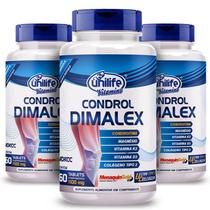 Magnésio dimalato vitamina d colágeno tipo 2 vitamina d3 k2 poli vitaminico condrol dimalex unilife kit 3