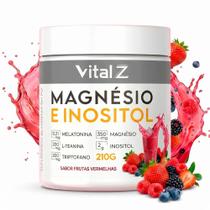 Magnésio e Inositol Sabor Frutas Vermelhas Magnésio e Inositol Sabor Frutas Vermelhas