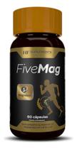 Magnesio Five Mag 60 Caps - Contém 05 Tipos de Magnesio Alívio da Azia e Dores Musculares