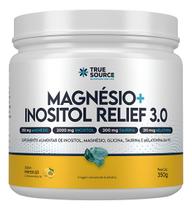 Magnésio Inositol 350g Sabor Maracujá True Source Relief 3.0