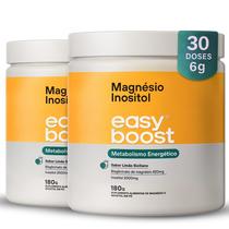 Magnésio Inositol Easy Boost Quelato 360g Kit 2x