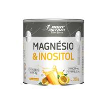 Magnésio Inositol em Pó Sabor Maracujá 210g Body Action Magnésio Inositol em Pó Sabor Maracujá 210g Body Action