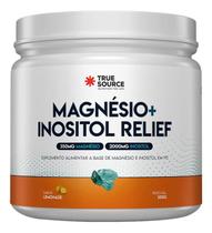 Magnésio+Inositol Relief 1.0 True Source 300g Sabor Lemonade Sabor:Lemonade Magnésio+Inositol Relief 1.0 True Source 300g Sabor Lemonade Sabor:Lemonade