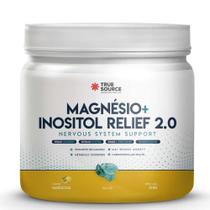 Magnesio + Inositol Relief 2.0 Maracujá 375g - True Source Magnesio + Inositol Relief 2.0 Maracujá 375g - True Source