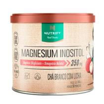Magnésio Inositol Sabor Chá Branco com Lichia 300g Nutrify Magnésio Inositol Sabor Chá Branco com Lichia 300g Nutrify