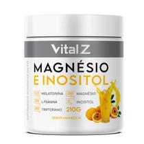 Magnésio Inositol Vital Z com Melatonina Sabor Maracujá