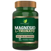 Magnésio L-Treonato 60 Cáps Fonte Verde - Alto Teor de Magnésio Importado