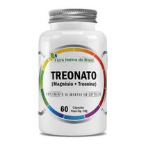 Magnésio L Treonato Puro Concentrado 60 Cápsulas 600mg Flora Nativa do Brasil