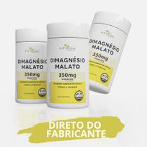 Magnésio Malato (3 Potes) 120 Capsulas cada Full Therapy