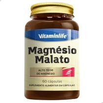 Magnésio Malato Alto Teor 60 Cápsulas Vitaminlife