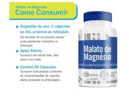 Magnésio malato puro super mineral natural 120 caps - duom ean 7898665752272