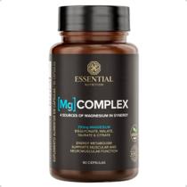 Magnesio Mg Complex Vegano Premium 90 Capsulas Essential - Essential Nutrition