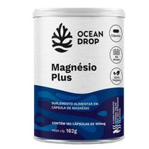 Magnésio Plus 350mg Ocean Drop 180 Capsulas