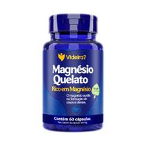 Magnésio Quelato 100% IDR 60 Cápsulas Videira7