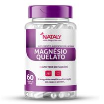 Magnésio Quelato 260mg Por Porção 60 Caps Nataly