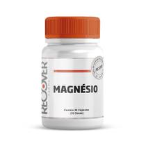 Magnésio Quelato 400mg - 30 Cápsulas (30 Doses) - RECOVER FARMA