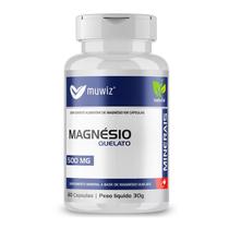 Magnésio quelato 60 caps de 500 mg muwiz