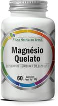 Magnésio Quelato 60Caps 500mg - Flora Nativa do Brasil