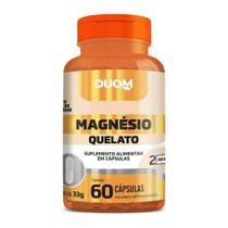 Magnésio Quelato 60cps 550mg Duom
