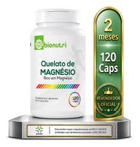 Magnésio Quelato Bisglicinato Alta Absorção 120caps Bionutri