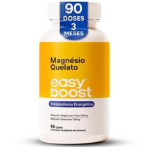 Magnésio Quelato Easy Boost Bisglicinato Quelado 90 Cápsulas