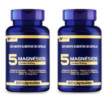 Magnesio quelato malato citrato taurato óxido 5 magnésios 60 caps muwiz kit 2 Magnesio quelato malato citrato taurato óxido 5 magnésios 60 caps muwiz kit 2