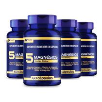 Magnesio quelato malato citrato taurato óxido 5 magnésios 60 caps muwiz kit 4 Magnesio quelato malato citrato taurato óxido 5 magnésios 60 caps muwiz kit 4