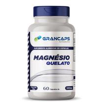 Magnésio quelato super mineral 60 cápsulas grancaps Magnésio quelato super mineral 60 cápsulas grancaps