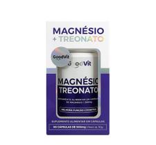 Magnésio Treonato 500mg 60 Cápsulas - Good Vit Magnésio Treonato 500mg 60 Cápsulas - Good Vit