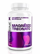 Magnésio Treonato 650mg 60 Cápsulas - NewFour