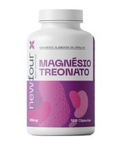 Magnésio Treonato 650mg New Four 120 Cápsulas Original Magnésio Treonato 650mg New Four 120 Cápsulas Original